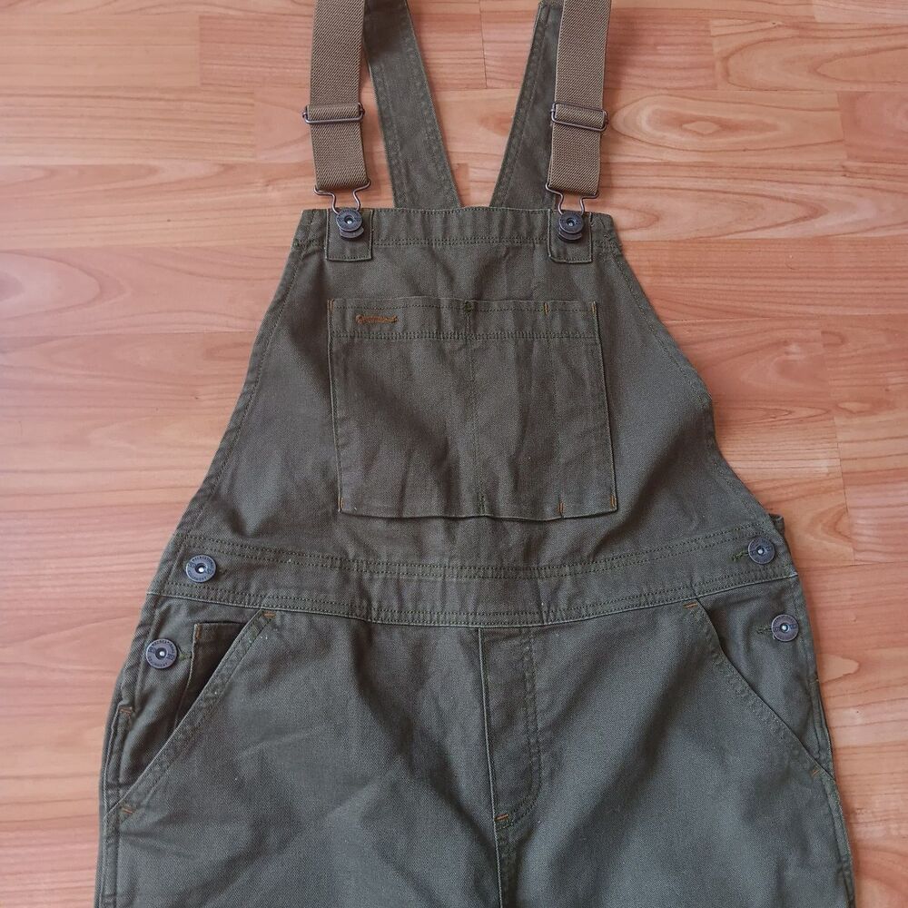 REI Co-op Women 8 Canvas Double Knee Workwear Utility Overalls Straight Leg - Picture 5 of 9